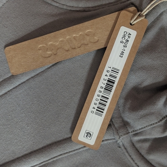 Skims | Cotton Corset Top | Charcoal - Picture 4 of 6